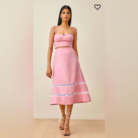 Reformation Dresses & Skirts - NWT REFORMATION RIMA LINEN TWO PIECE. New with tags. Never worn.